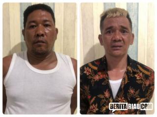 Jatanras Polda Riau dan Satreskrim Polres Rohil Tangkap 2 Residivis Ganjal ATM 